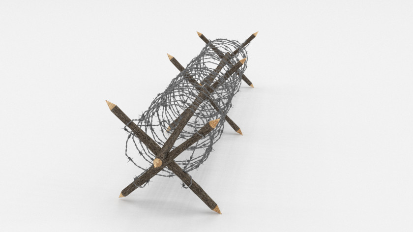 Barbwire Wavefront .obj File Barbed Wire 3D Computer Graphics Obstacle Modeling PNG