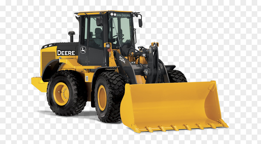 Construction Machinery John Deere Tracked Loader Heavy Bucket PNG