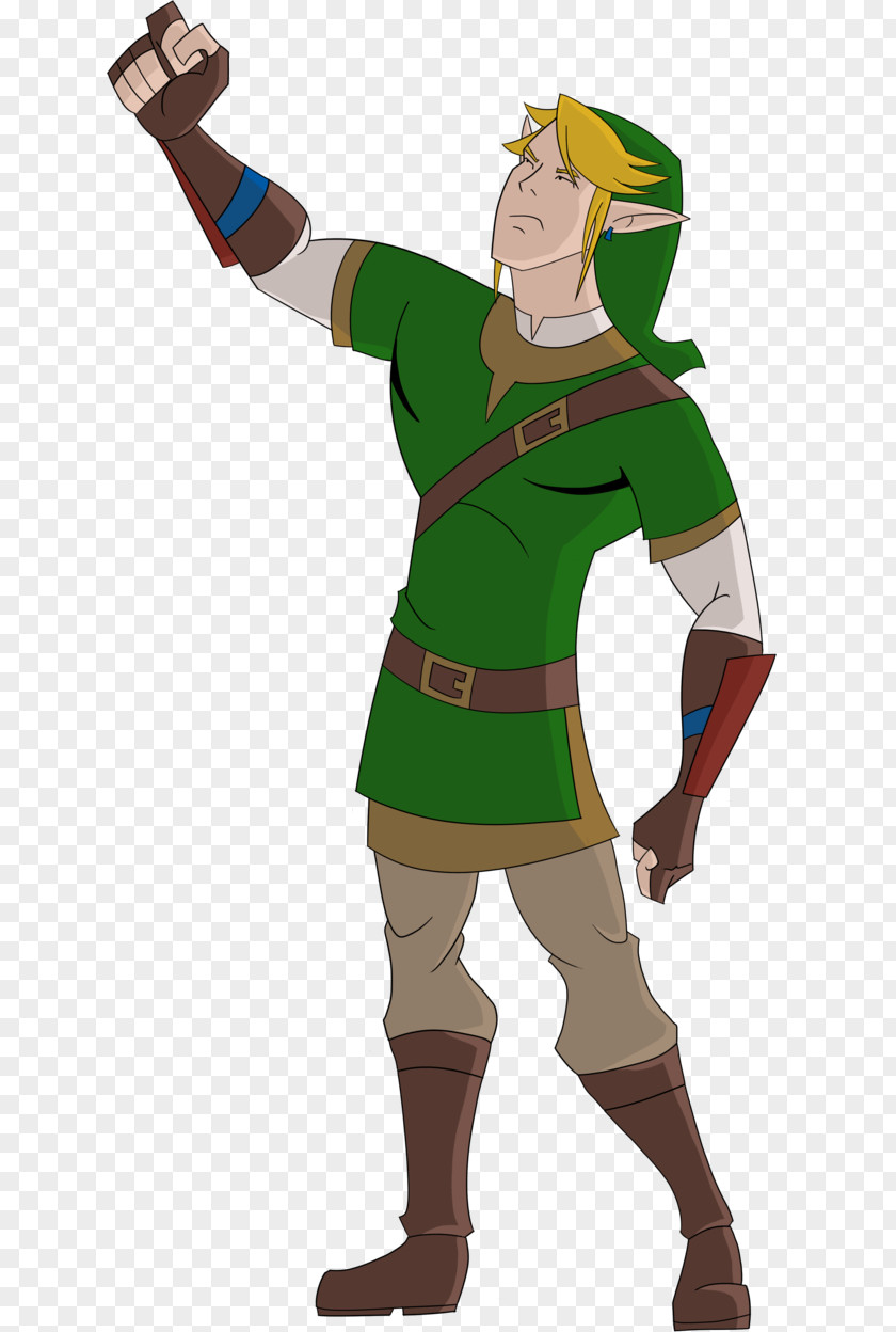 Legend Of Zelda Link And Navi Costume Design Animated Cartoon PNG