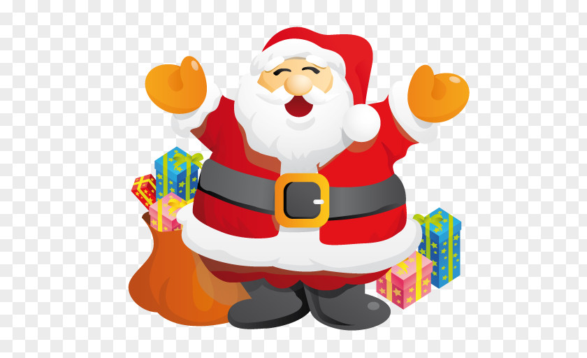 Santa Gifts Christmas Ornament Fictional Character Illustration PNG