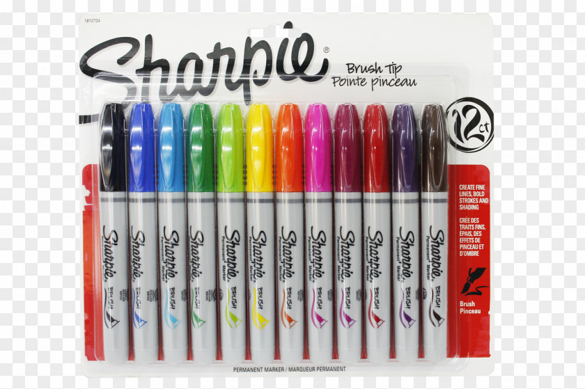 Sharpie Paper Permanent Marker Pen Brush PNG