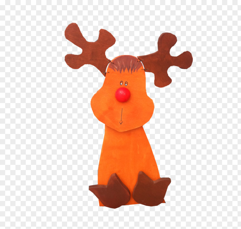 Simple Cut Reindeer Icon PNG