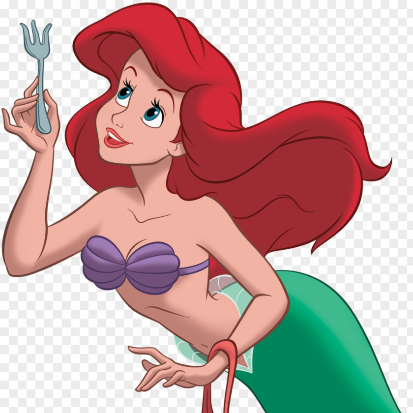 Ariel The Little Mermaid Book Clip Art PNG