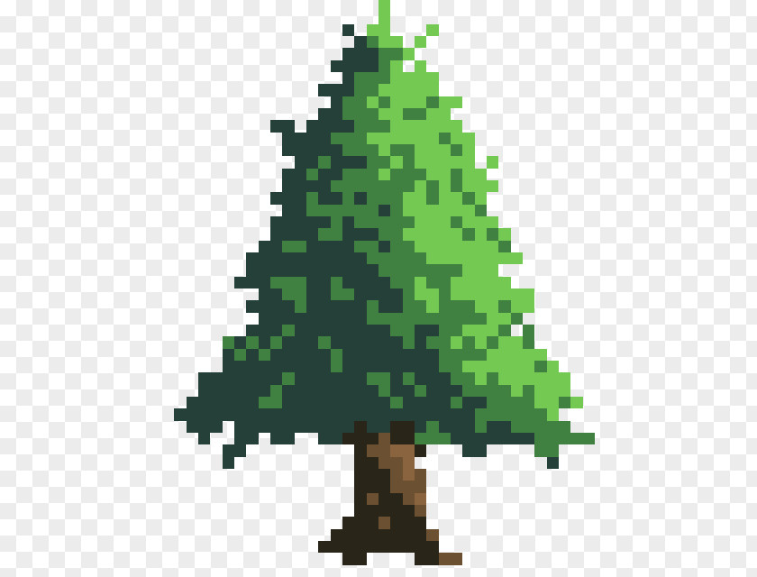 Christmas Tree Image Pixel Art Digital PNG