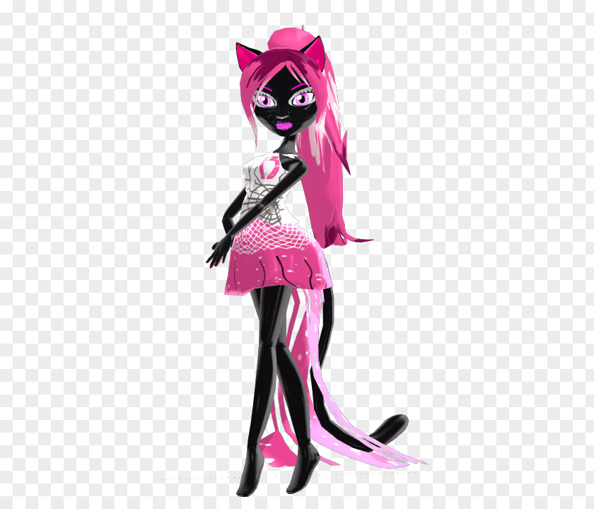 Doll Monster High Scare-Mester Catty Noir OOAK PNG