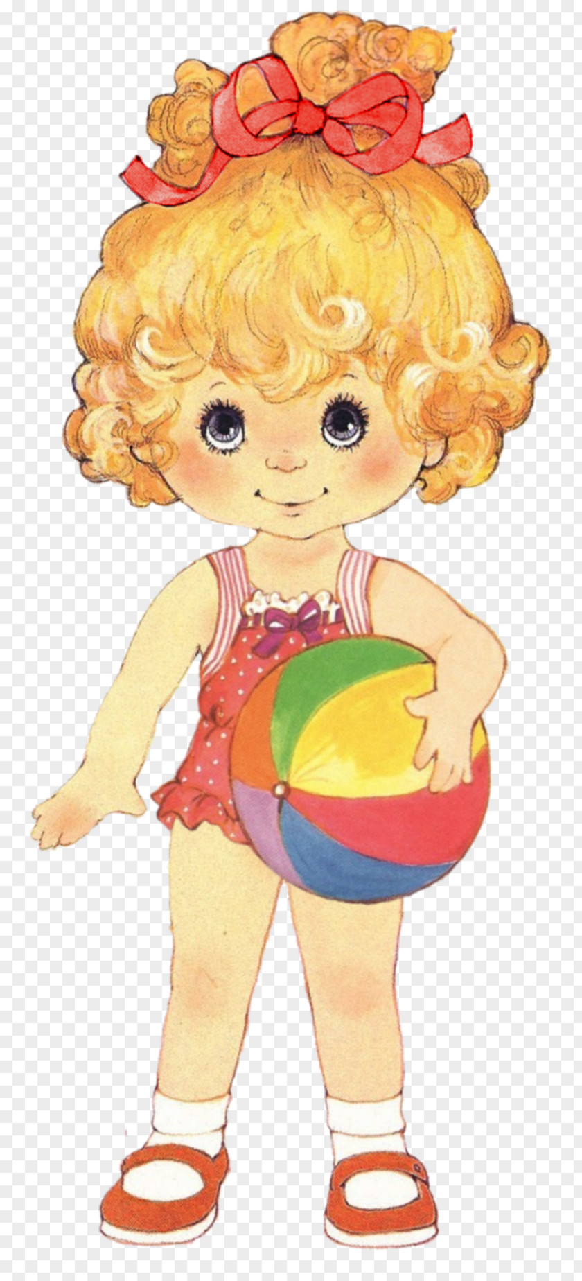 Doll Yellow Character Fiction Child PNG