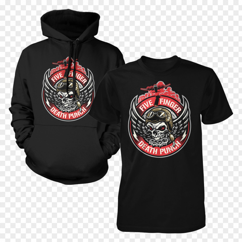Five Finger Death Punch Hoodie T-shirt Clothing Sleeve PNG