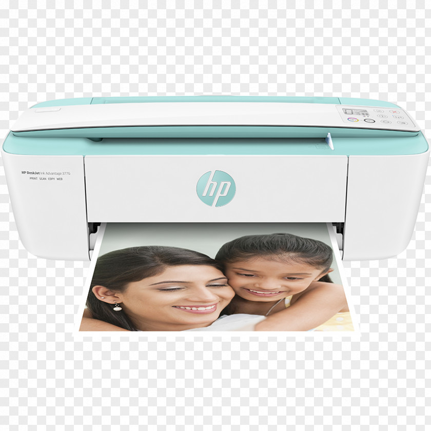 HP Deskjet Hewlett-Packard Ink Advantage 3776 Multi-function Printer PNG
