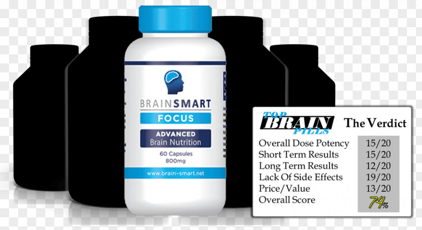 Smart Brain Dietary Supplement Tablet Nootropic Drug PNG