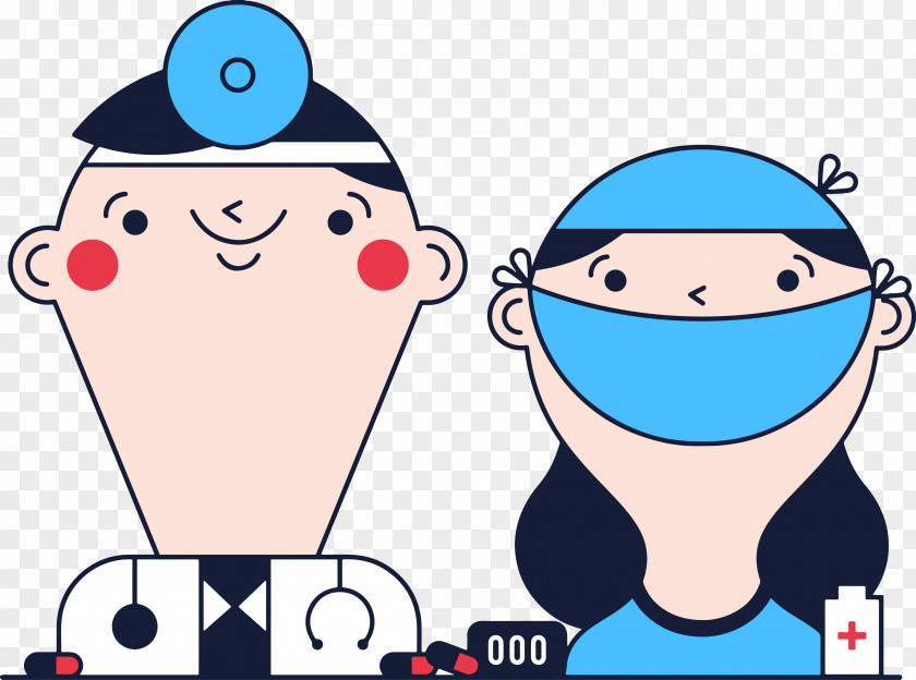 Vector Doctors And Nurses Euclidean Physician Nursing Medicine PNG