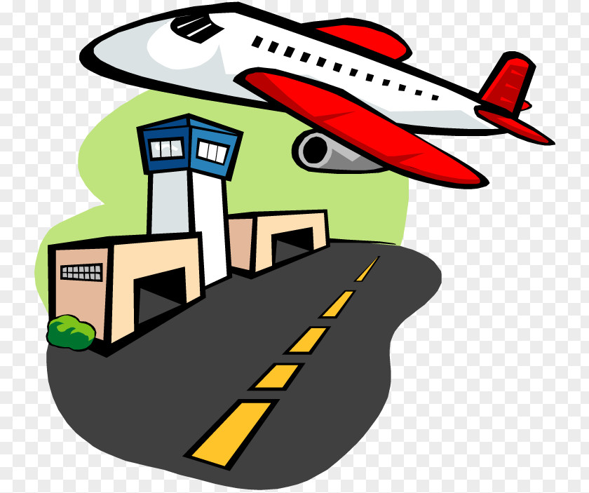 Airplane Airport Learning Clip Art PNG
