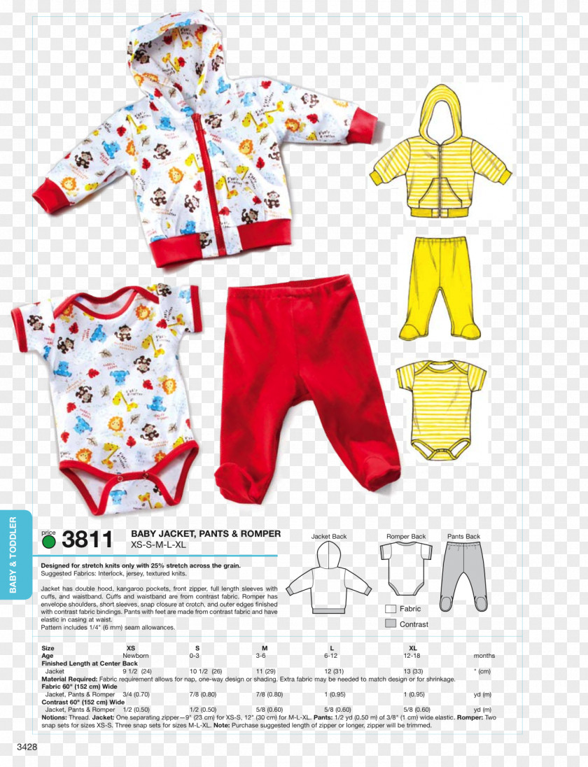 Baby Romper Pattern Clothing Outerwear Pants Jacket PNG