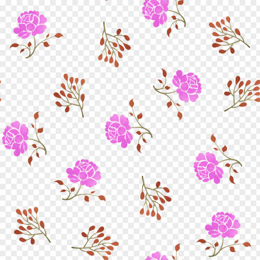 Floral Shading Design Watercolor Painting Clip Art PNG