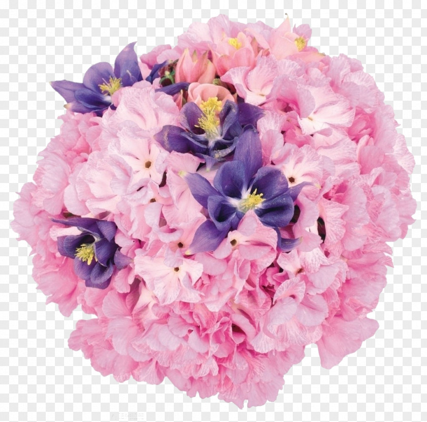 Hydrangea Flower Cluster Bouquet Wedding Clip Art PNG