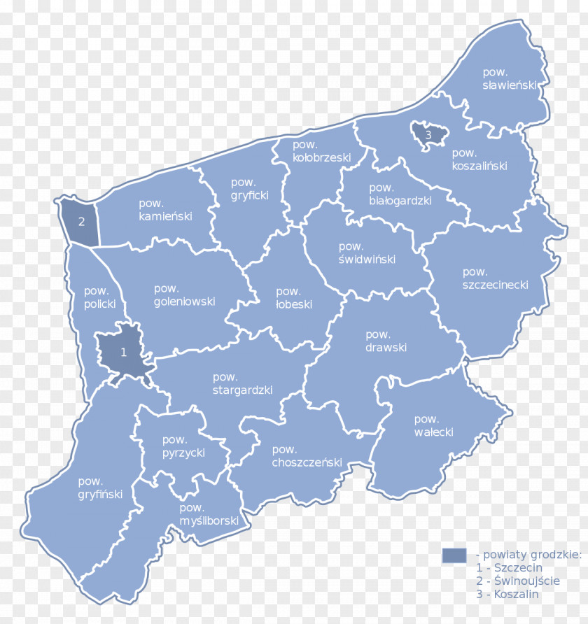 Map West Pomeranian Voivodeship Locator Podział Administracyjny Województwa Zachodniopomorskiego Regional Assembly PNG