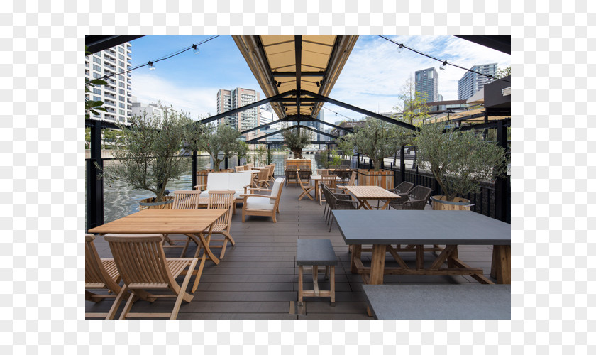 Project Design 中之島オープンテラス Patio Roof Terrace Furniture PNG