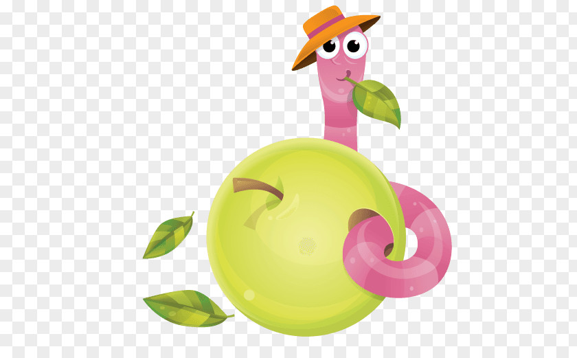 Apple Worm Photography PNG