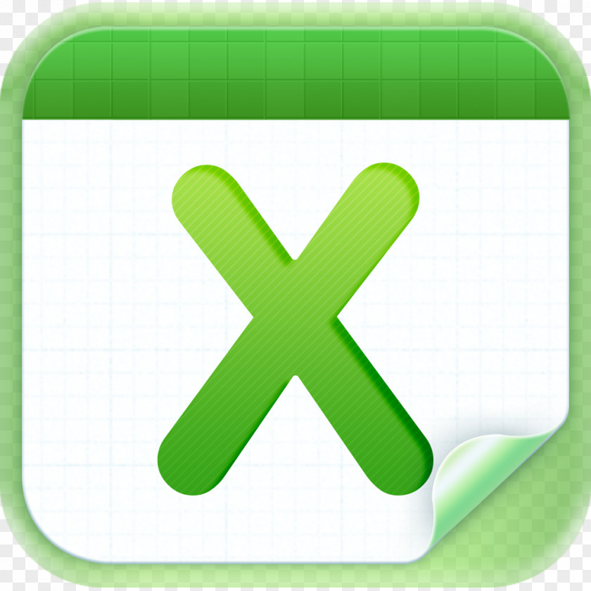 Excel Icon Green Font PNG