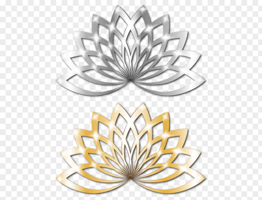 Gold Lotus Clip Art Vecteur Resource PNG