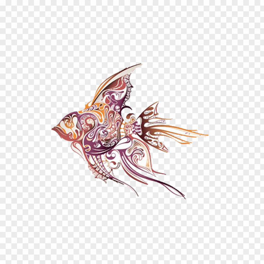 The Creative Fish Angelfish Tattoo Artist Drawing Tropical PNG