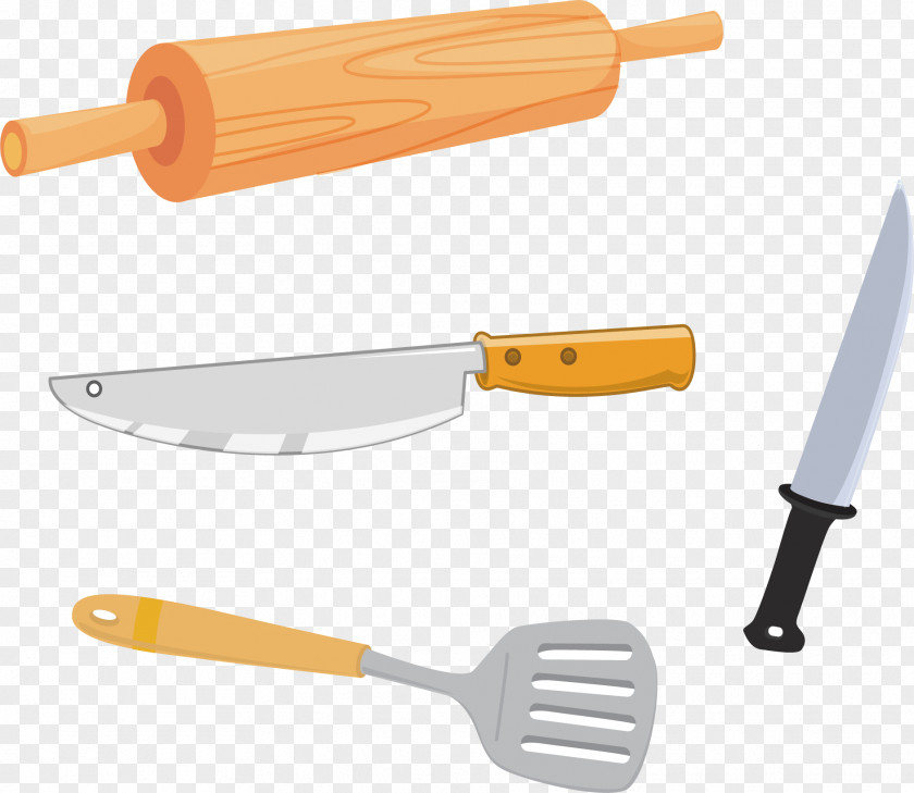 Wood Rolling Pin Fork PNG