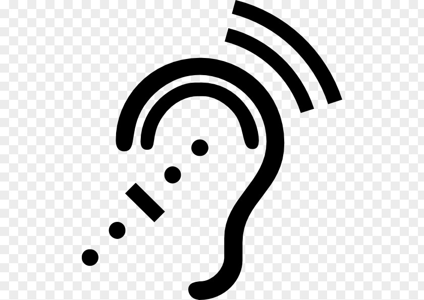 Ears Vector Hearing Aid Loss Clip Art PNG