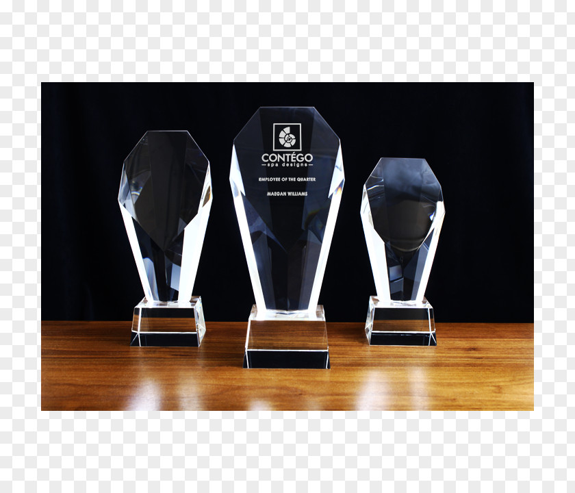 Glass Trophy Brand Award PNG