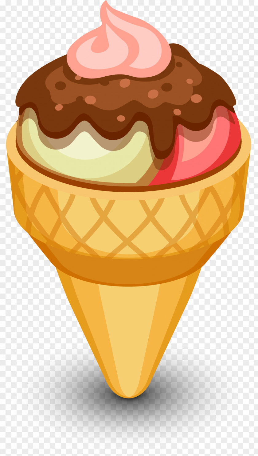 Ice Cream Vector Material Sundae Computer File PNG