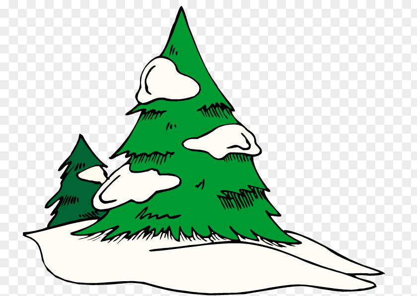 Snow Top Tree Pine Clip Art PNG