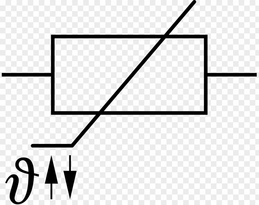 Symbol Electronic Resistor Heißleiter Electronics PNG