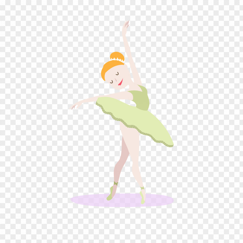 Vector Ballet Dance Illustration PNG