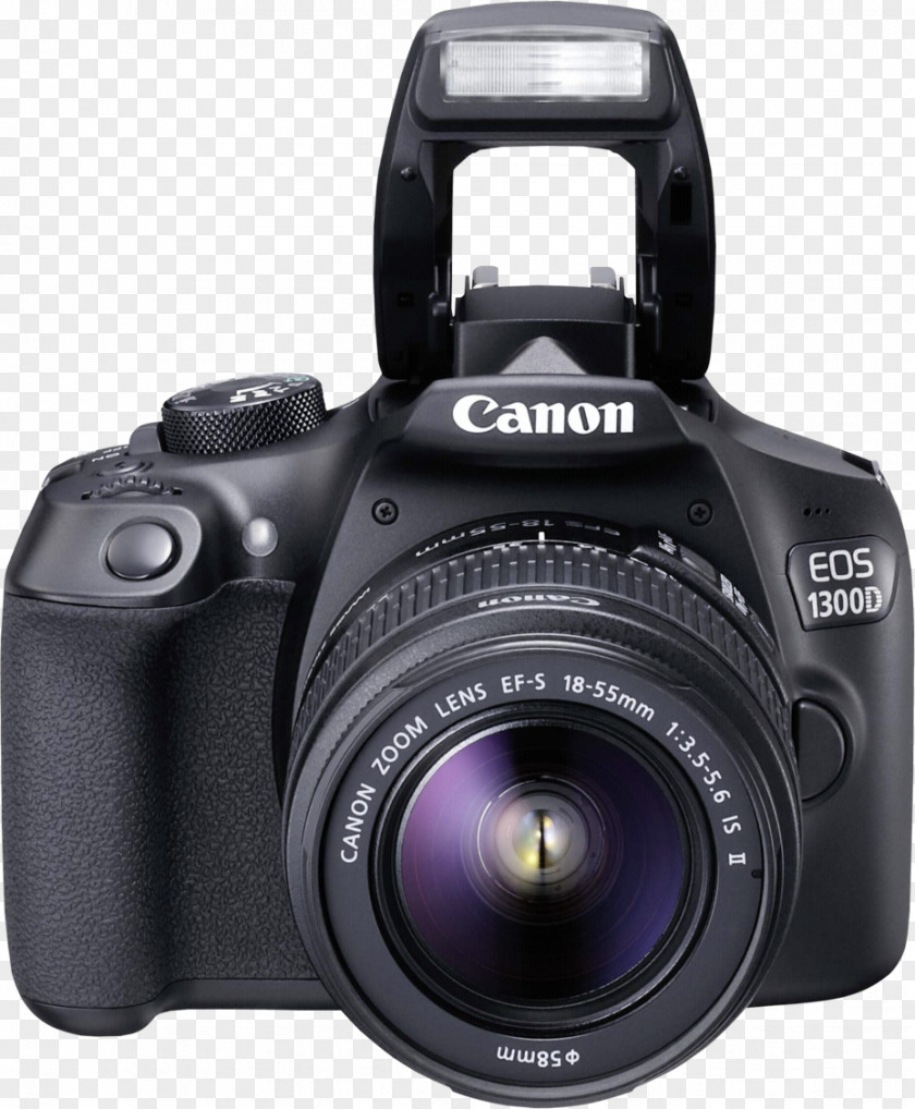 Canon EOS 1300D EF-S Lens Mount EF 18–55mm Digital SLR PNG