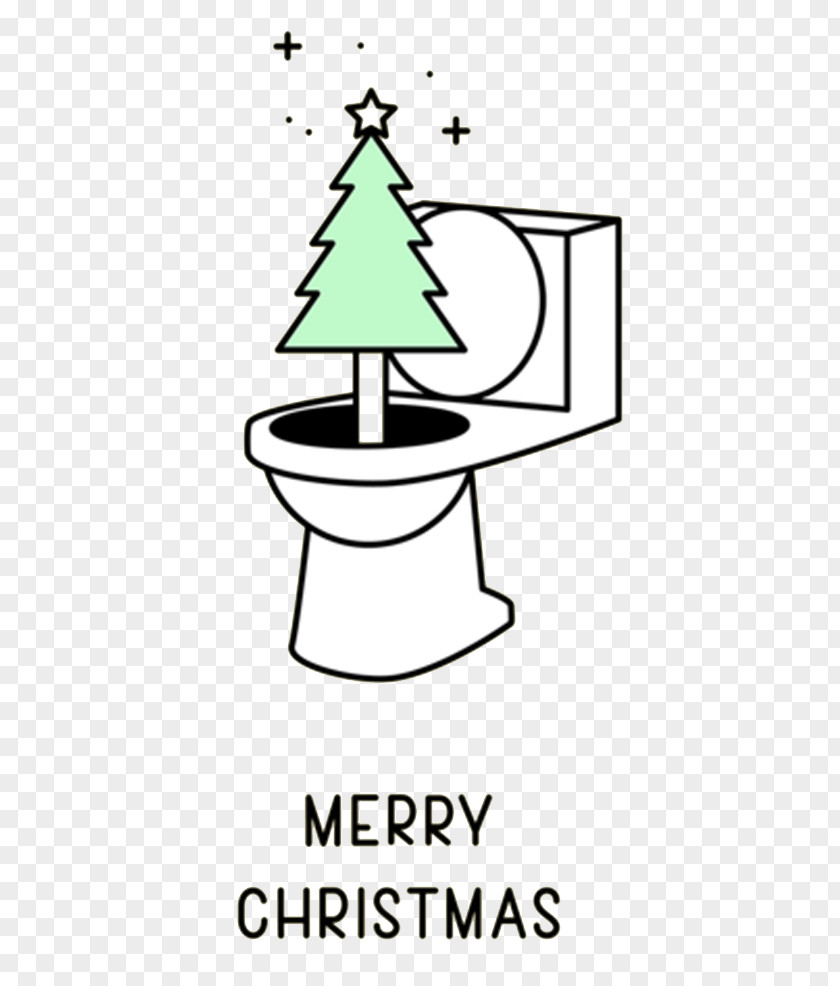Christmas Tree Illustration Clip Art PNG