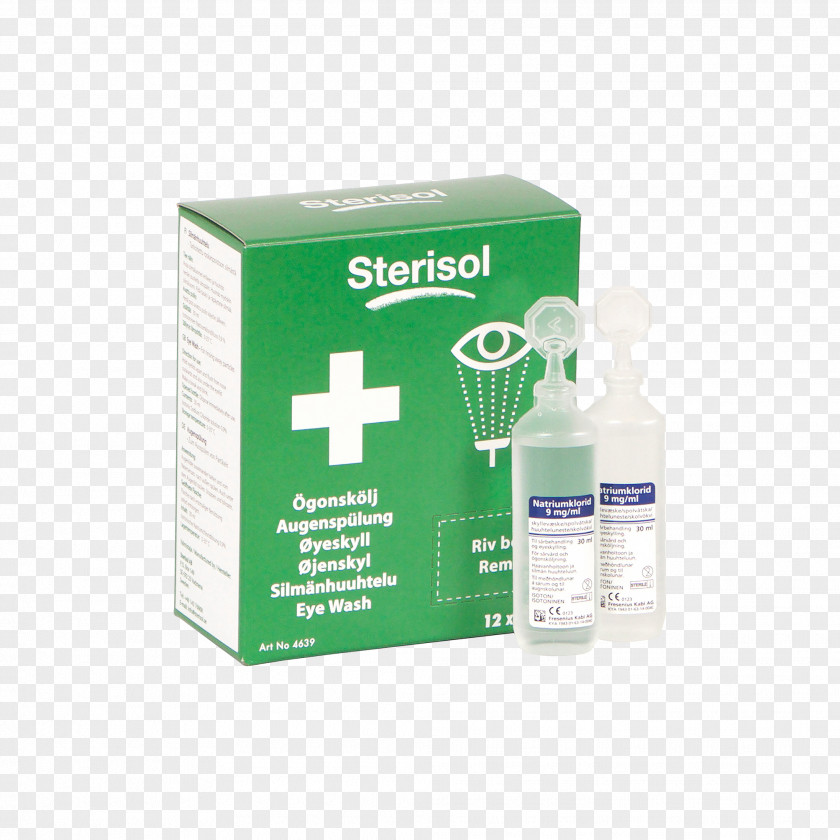 Eye Wash Staples Sterisol AB Trademark Milliliter Packaging And Labeling PNG