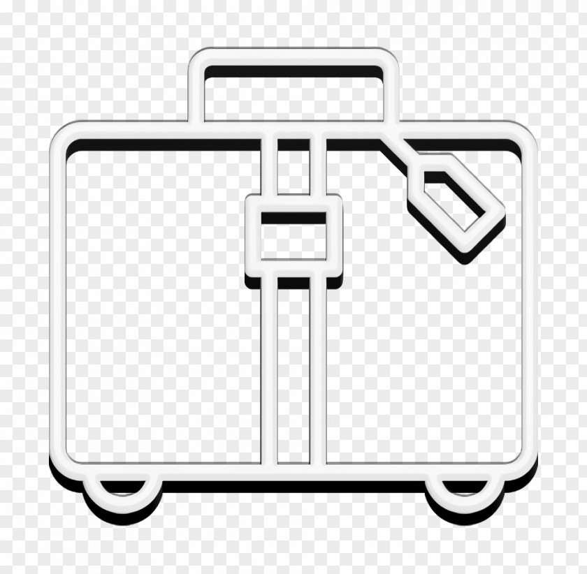 Hotel Services Icon Bag Suitcase PNG
