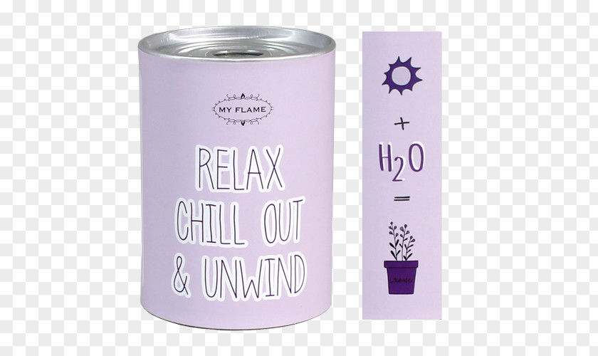 Chill Out Candle Common Sunflower Seed Lavender PNG