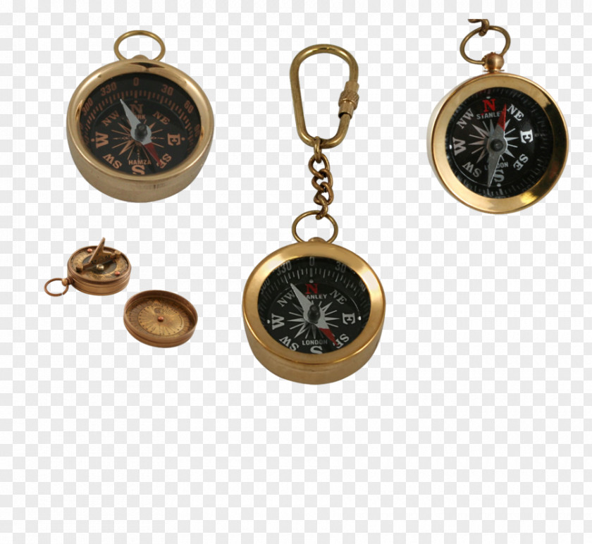 Compass Steampunk Key Chains PNG