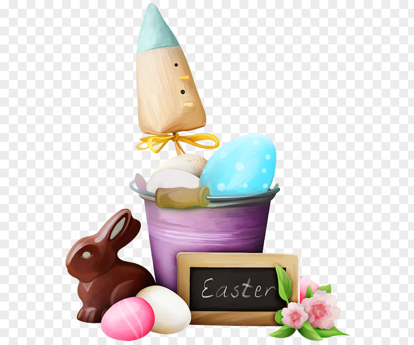 Pots Painted Eggs Easter Bunny Egg PNG