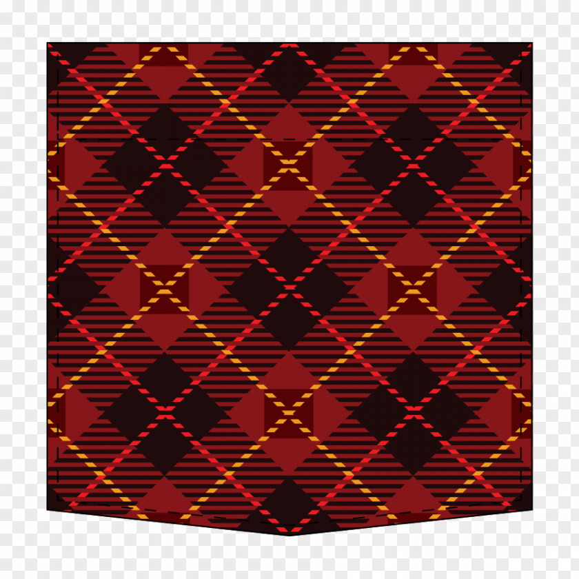 Red Plaid Symmetry Square Meter Pattern PNG