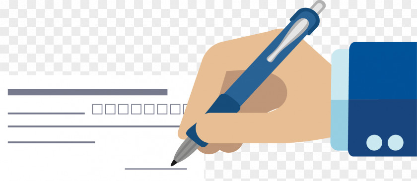 Vector Flat Pen To Write Paper Finance Gratis PNG