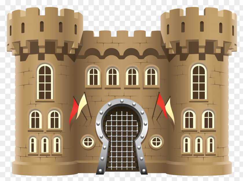 Castle Fortress Clipart Image Fortification Download Clip Art PNG