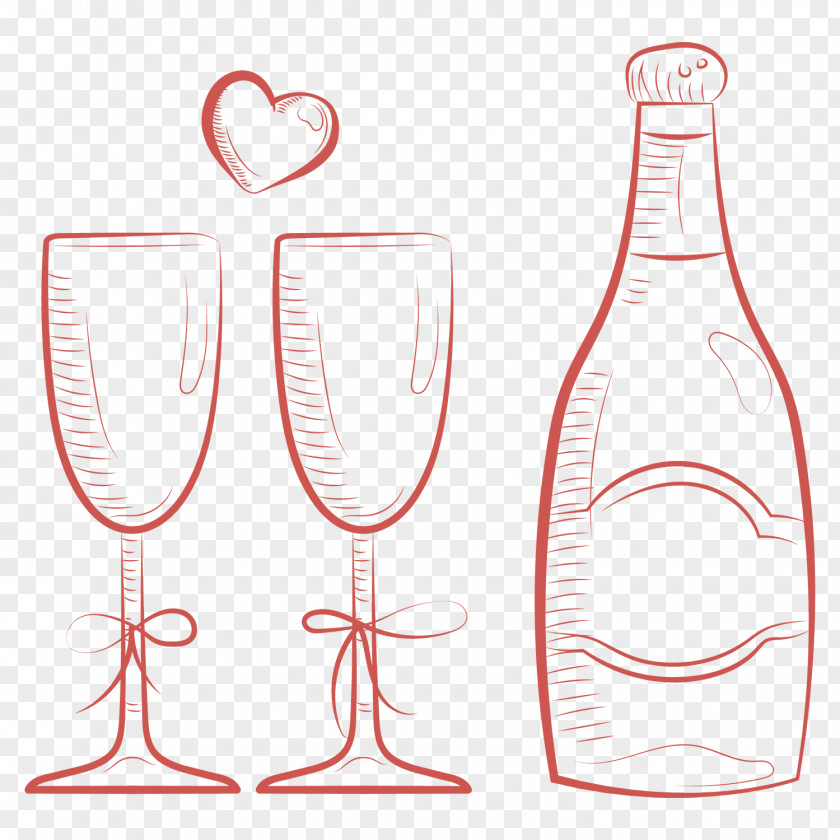 Dal Red Wine Design Glass PNG