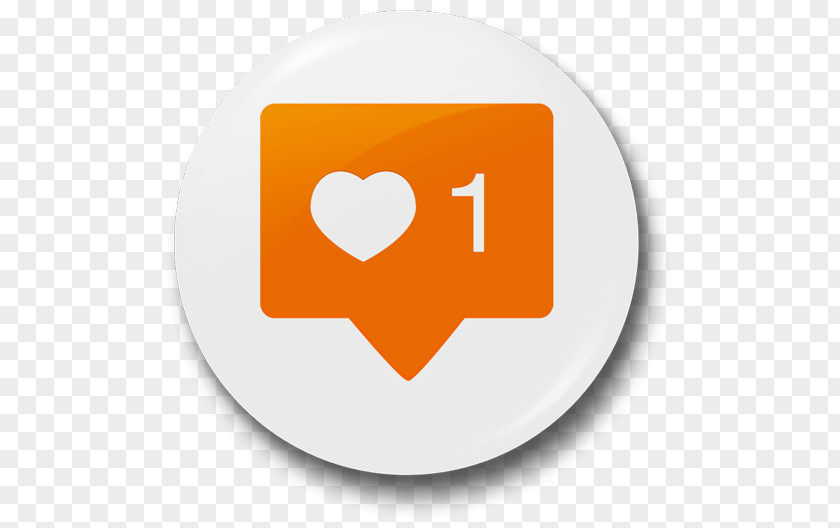 Instagram Social Media Like Button Badge Facebook PNG