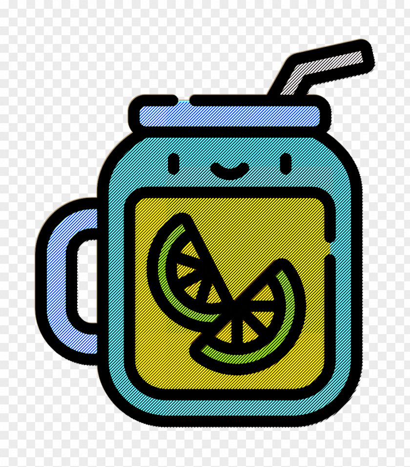 Symbol Yellow Tropical Icon Summer Iced Tea PNG