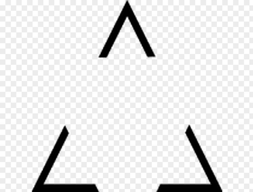 Triangle Black Negro PNG