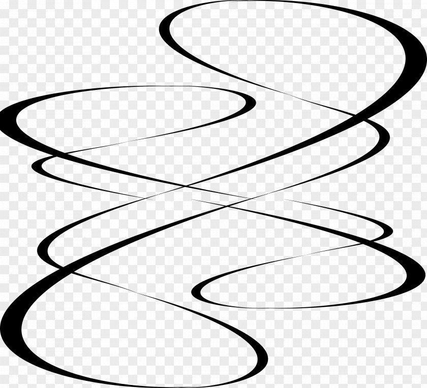 Fancy Line Curve Clip Art PNG