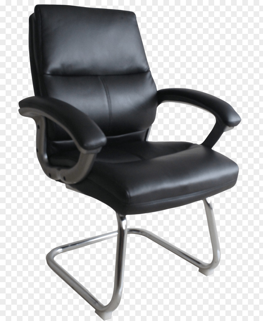 Office Desk & Chairs Swivel Chair Bonded Leather Furniture PNG