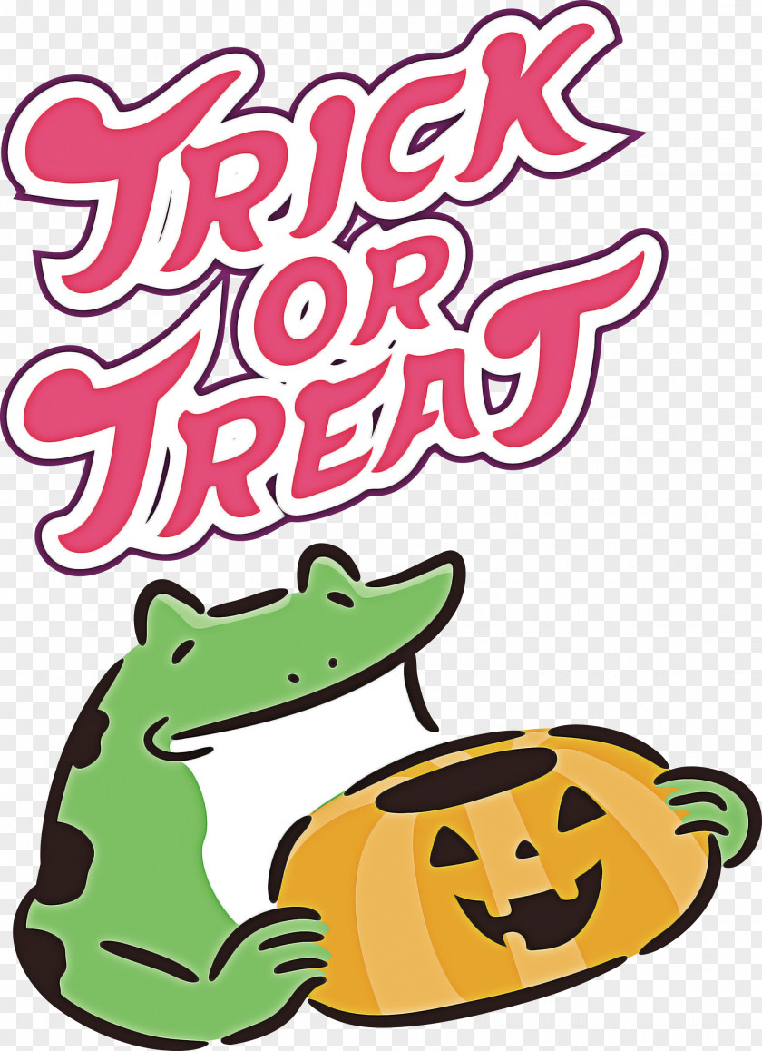 TRICK OR TREAT Happy Halloween PNG