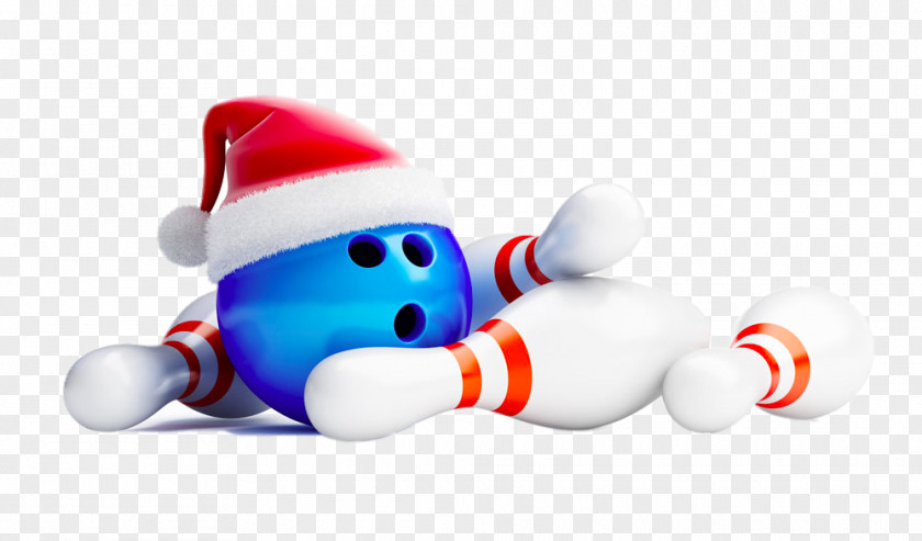 Hat Bowling Santa Claus Ten-pin Holiday Clip Art PNG