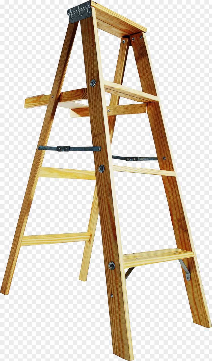 Ladder Wood Tool Furniture PNG